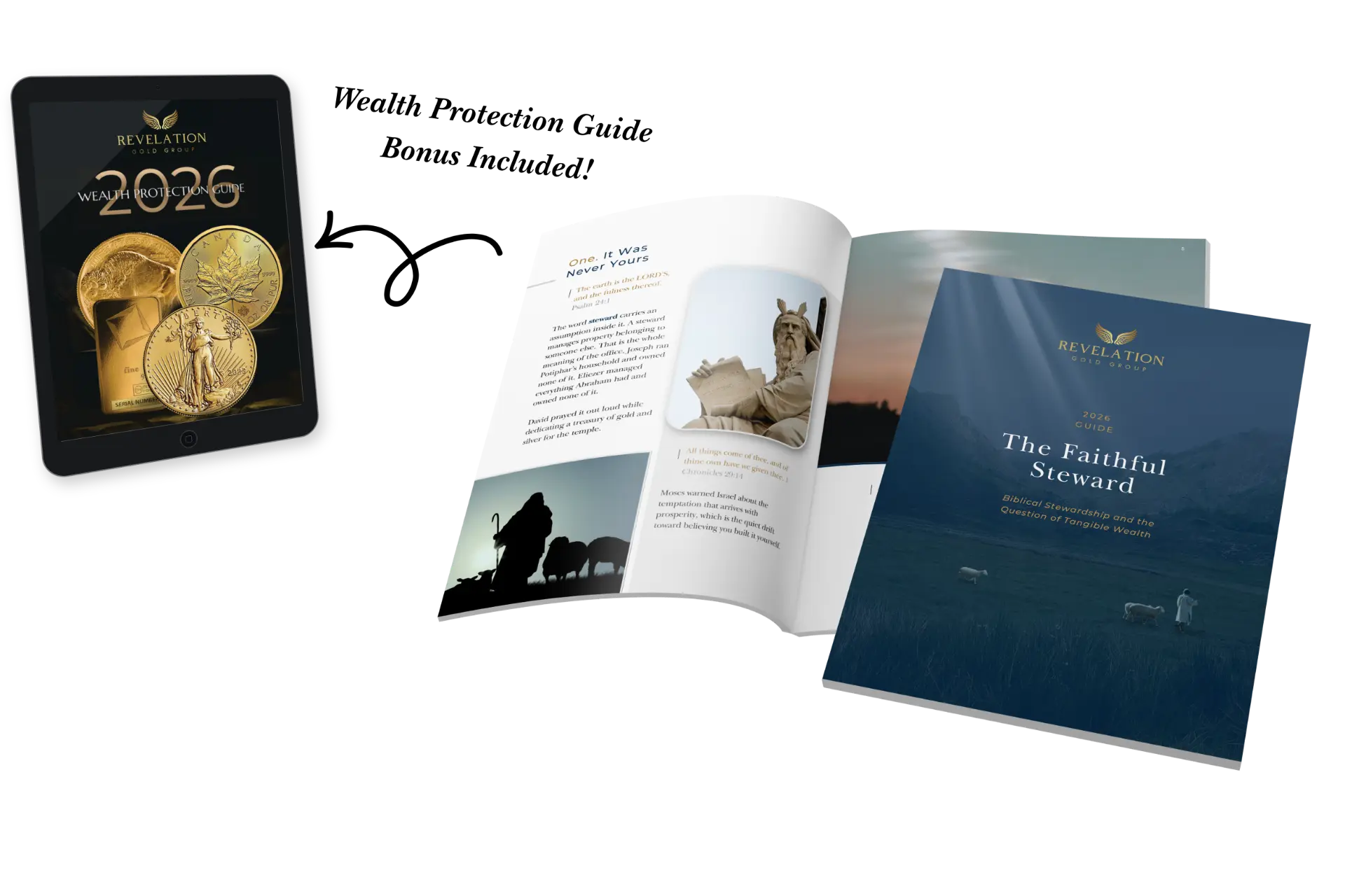 The Faithful Steward guide, with the 2026 Wealth Protection Guide as a bonus